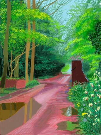 David Hockney’s iPad Drawings Sell for $8.3 M. at Sotheby’s London, Doubling Sale’s High Estimate