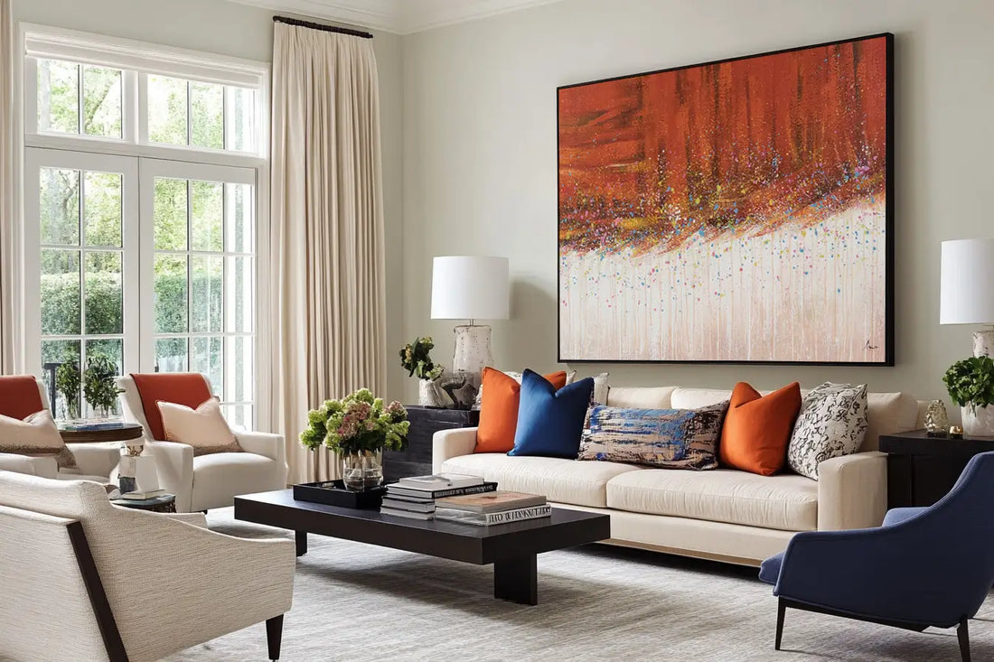 How to Choose the Perfect Modern Abstract Painting for Your Living Room