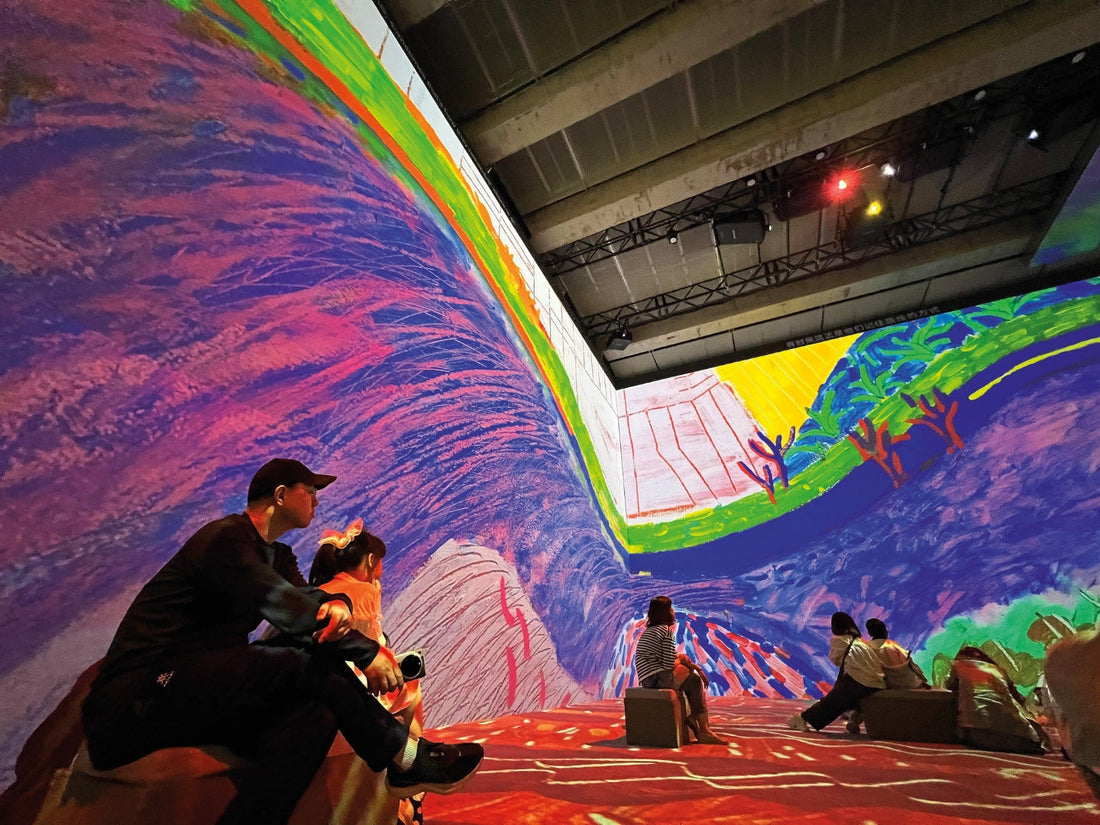 David Hockney: Bigger & Closer (not smaller & further away) — A Stunning Immersive Exhibition in Shanghai