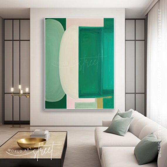 Embracing Nature: The Rise of Green Abstract Painting in 2025