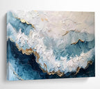 “Serene Seaside Sunset” - Impressionistic Landscape Painting On Canvas PT1604