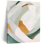 “Soft Tones Geometric Abstract” - Pastel Shapes in a Gentle Composition Painting On Canvas DS257