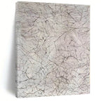 “Grey - White Abstract Web - like Texture” - Minimalist Abstract Painting On Canvas PS0306