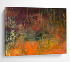 Colorful Abstract Landscape - Contemporary Abstract Painting On Canvas DKS370