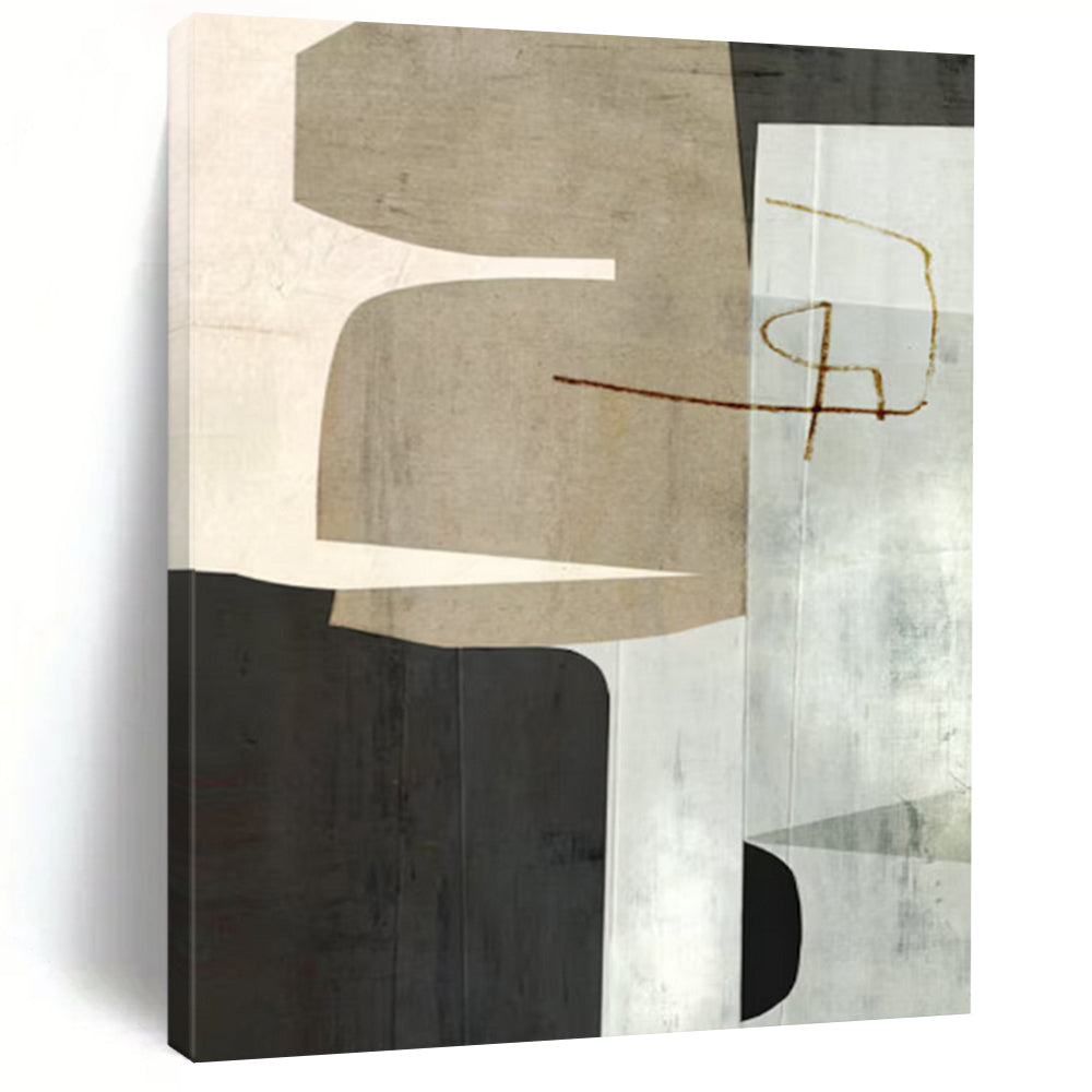 “Color - Drenched Abstract” - Vibrant Pastel Pinks & Blues Painting On Canvas DS158