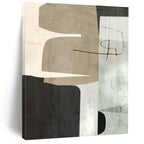 “Color - Drenched Abstract” - Vibrant Pastel Pinks & Blues Painting On Canvas DS158