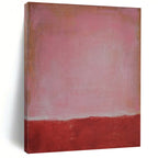 “Pink - Red Gradient” - Color Field Painting On Canvas PT2321