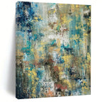 “Vibrant Color Chaos Abstract” - Energetic Abstract Painting On Canvas PS0035