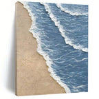 “Beach Wave Textures” - Coastal Landscape Painting On Canvas DS333