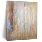 “Warm Tones Blend: Earthy Hues Abstract” - Textured Abstract Painting On Canvas PT0946