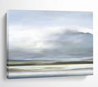 Soft Horizon Landscape - Serene Landscape Painting On Canvas DKS360