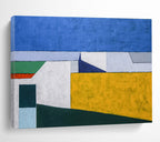 “Bold Color Block Abstract” - Abstract Painting On Canvas DKS557