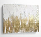 “Gilded Cityscape” - Luxe Abstract Painting On Canvas DKS427
