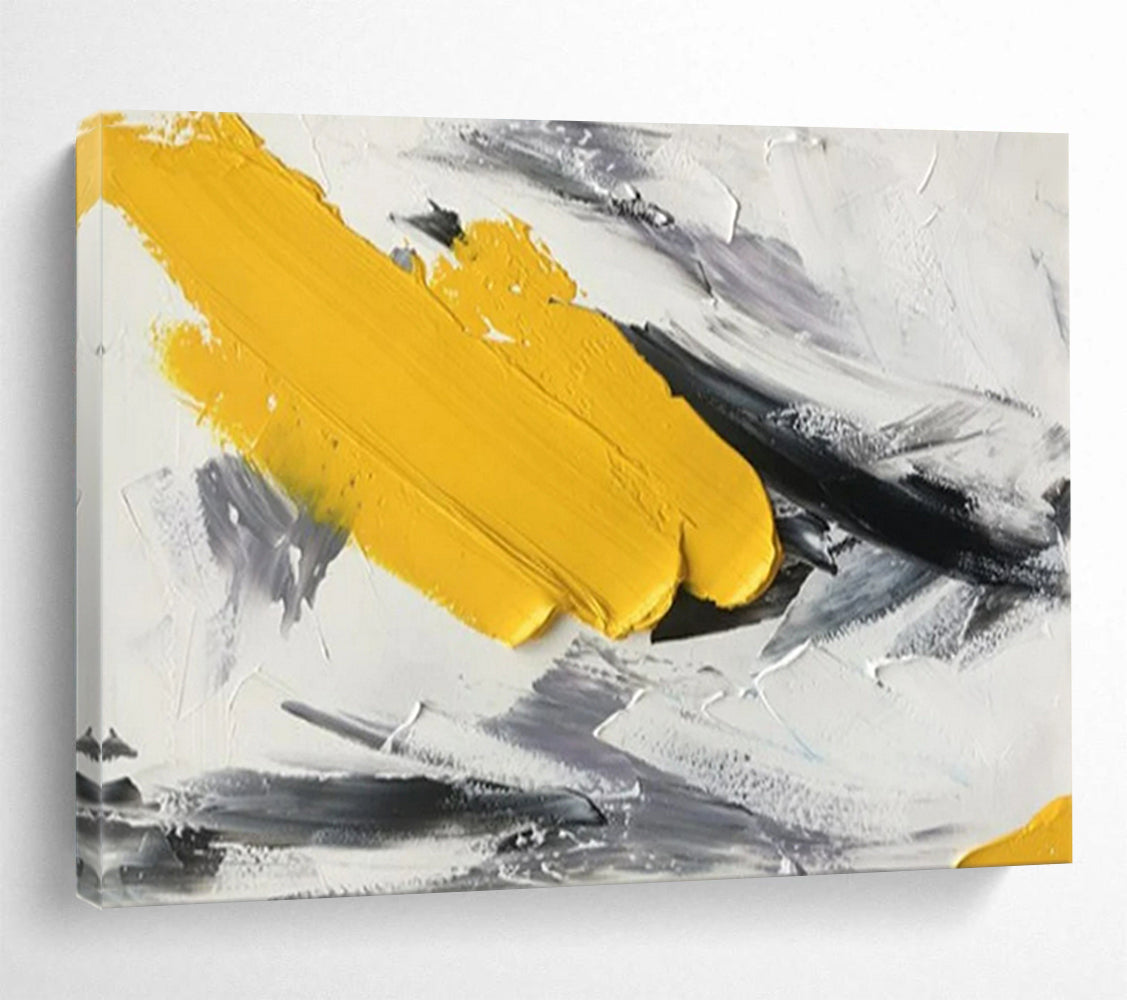 “Bold Color Strokes” - Abstract Impasto Painting on Canvas PT1509