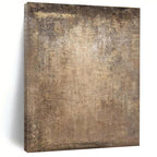 “Warm Brown Texture” - Brown, Beige Abstract Earthy Painting On Canvas PS0632
