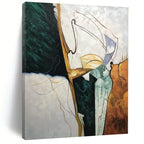 “Colorful Abstract Mixed Shapes” - Vibrant Abstract Painting On Canvas PS0340