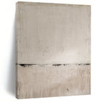 White, Gray with Subtle Textures "Whispering Walls" Abstract Painting On Canvas PS1370
