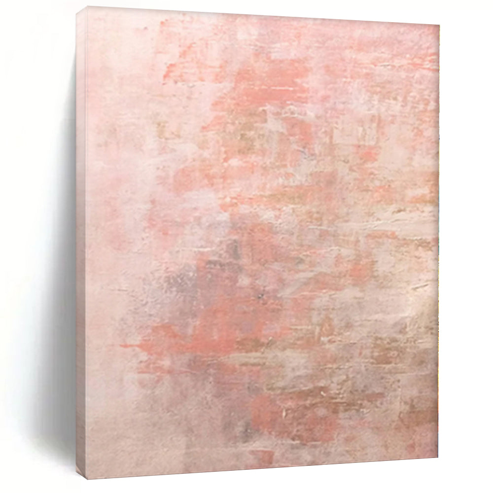 “Blush - Toned Subtle Abstract” - Abstract Minimalist Painting On Canvas PS0016
