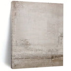 Light Gray Textured, "Faded Memories" – Textured Abstract Painting On Canvas PS0979