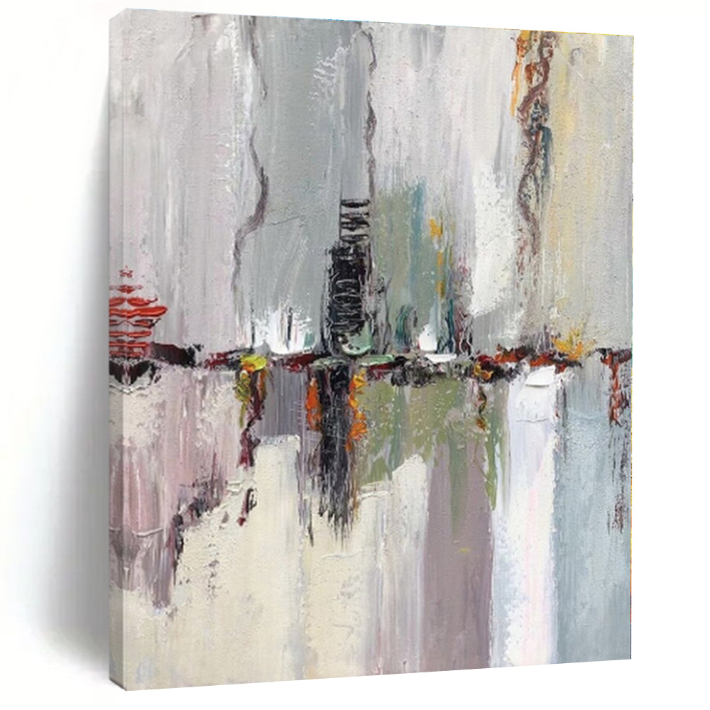 “Colorful Abstract Reflection” - Abstract Landscape - Inspired Painting On Canvas PS0411
