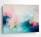 “Pastel Dreamscape” - Soft Abstract Painting On Canvas DKS472