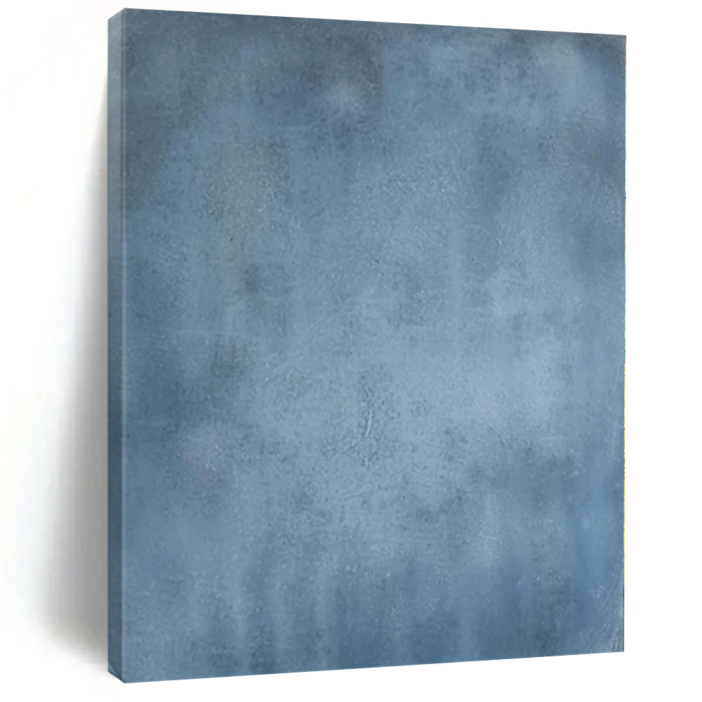 “Blue Textured Minimalist” - Calming Abstract Painting On Canvas PS0158