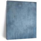“Blue Textured Minimalist” - Calming Abstract Painting On Canvas PS0158