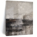 Gray and Black Textured, "Urban Grunge" – Textured Abstract Painting On Canvas PS0961