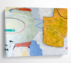 “Eclectic Shape And Color Abstract” - Abstract Painting On Canvas DKS559