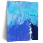 “Blue Gradient” - Color Field Painting On Canvas PT2334