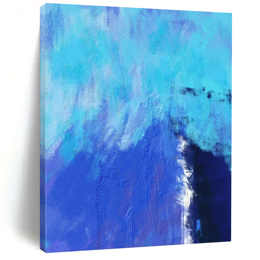 “Blue Gradient” - Color Field Painting On Canvas PT2334