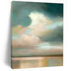 “Soft Sky Abstract” - Impressionist - Inspired Painting On Canvas PT1357