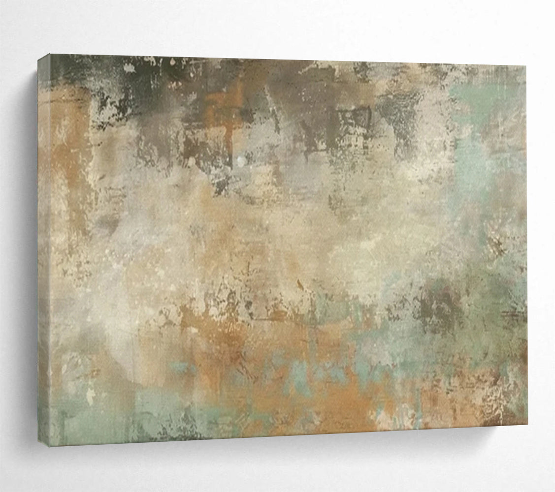 “Earth Tones & Textured Abstraction” - Abstract Expressionist - Painting On Canvas PT1702