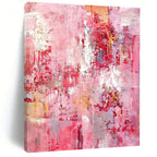 “Pink Abstract Dream” - Soft Abstract Painting On Canvas PS0204