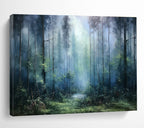 “Misty Forest Landscape” - Realistic Oil Landscape Painting On Canvas DKS869