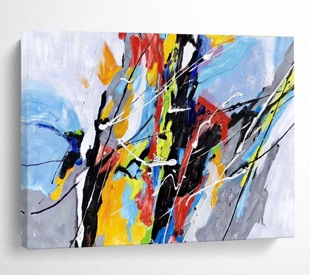 “Color - Explosion Abstract” Abstract Painting On Canvas DKS165