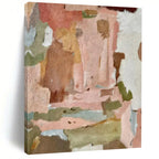“Pastel Abstract Collage” - Cubist Collage - Inspired Painting On Canvas PT2285