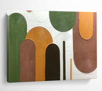 “Colorful Textured Abstract Shapes” - Textured Abstract Painting, Fits Living Room & Creative Studio DKS593