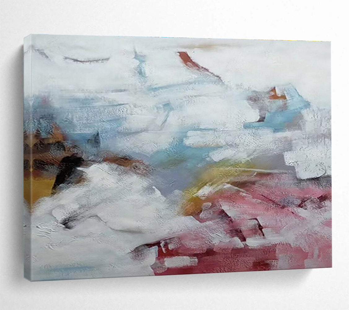 “Soft Color - Blended Abstract” Abstract Painting On Canvas DKS163
