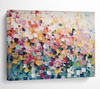 “Pastel Color Blocks” - Abstract Oil Painting On Canvas DKS882