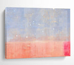 “Blue - Pink Gradient Sky” Abstract Painting On Canvas DKS280