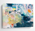 Colorful Abstract with Various Elements Painting On Canvas DKS076