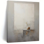 “Minimalist Vase” - Subtle Still Life Painting On Canvas PT1989