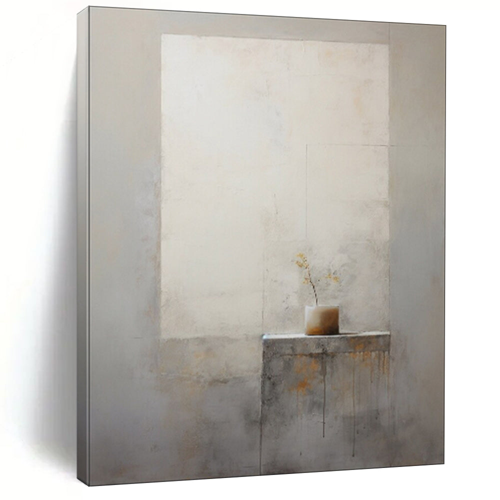 “Minimalist Vase” - Subtle Still Life Painting On Canvas PT1989