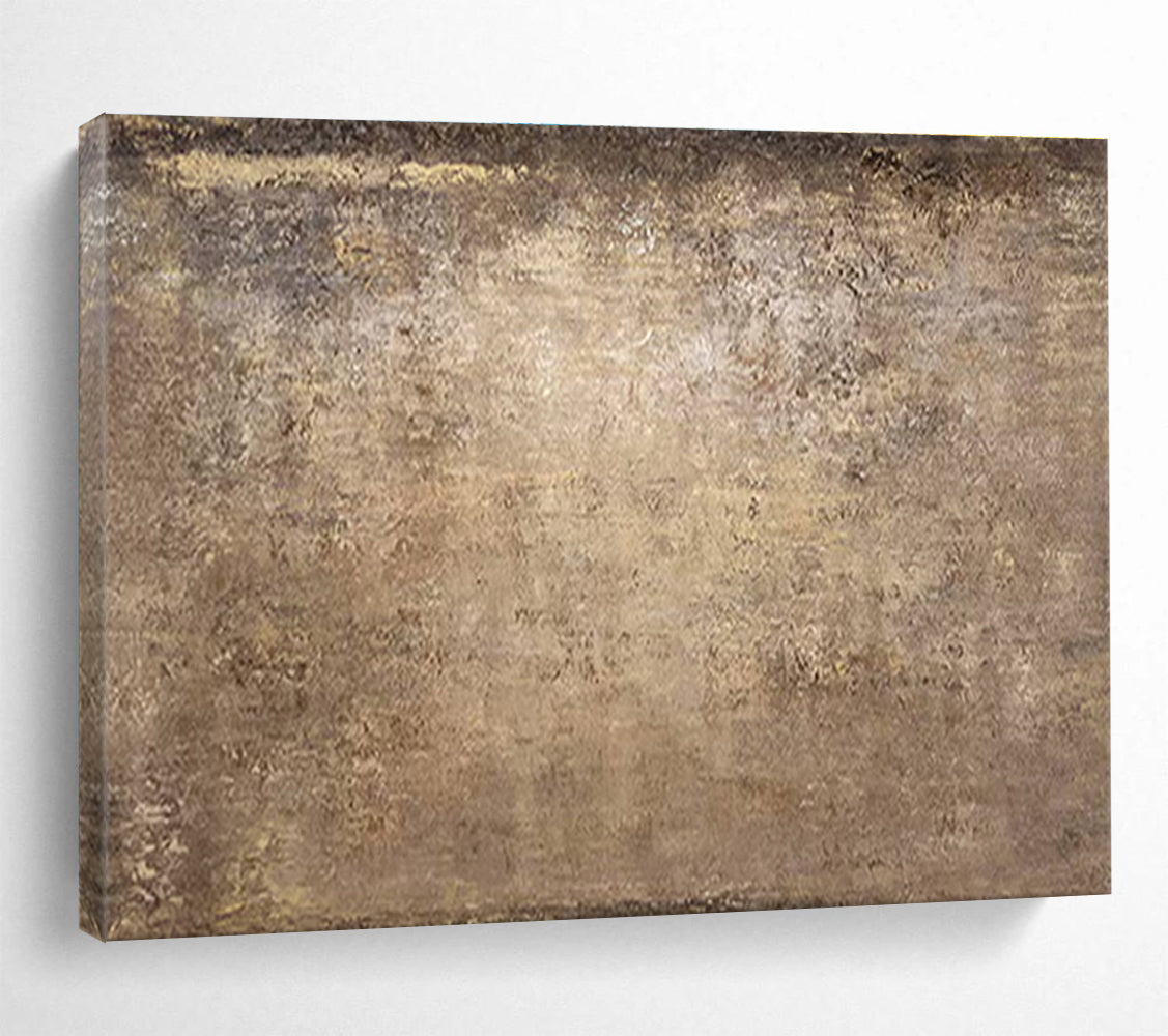 “Brown Textured Abstract” - Textured Abstract Painting, Great for Industrial - Style Room & Den DKS602