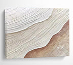 “Textured Wave Abstract” - Abstract Painting On Canvas DKS525