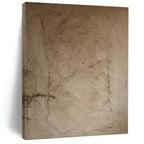 “Beige Textured Sketch” - Beige Abstract Minimalist Painting On Canvas PS0688