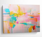 “Playful Color Drizzle” - Fun Abstract Painting On Canvas DKS500