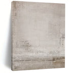 Light Gray Textured, "Subtle Stories" – Textured Abstract Painting On Canvas PS0981