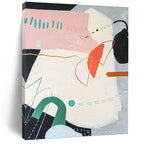 “Pastel - Colored Abstract Mix” - Playful Abstract Painting On Canvas PT1102